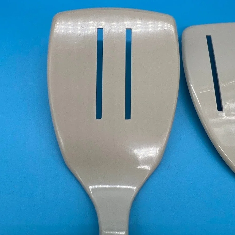 Taylor Made Products Nylon Slotted Spatula Turners Pair Made In USA Set 16 18